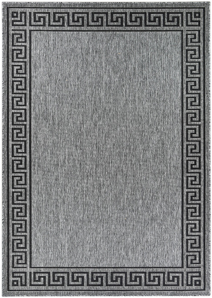 Alaska Light Grey Rug - Turkish-inspired indoor/outdoor rug from Treasures of Turkey