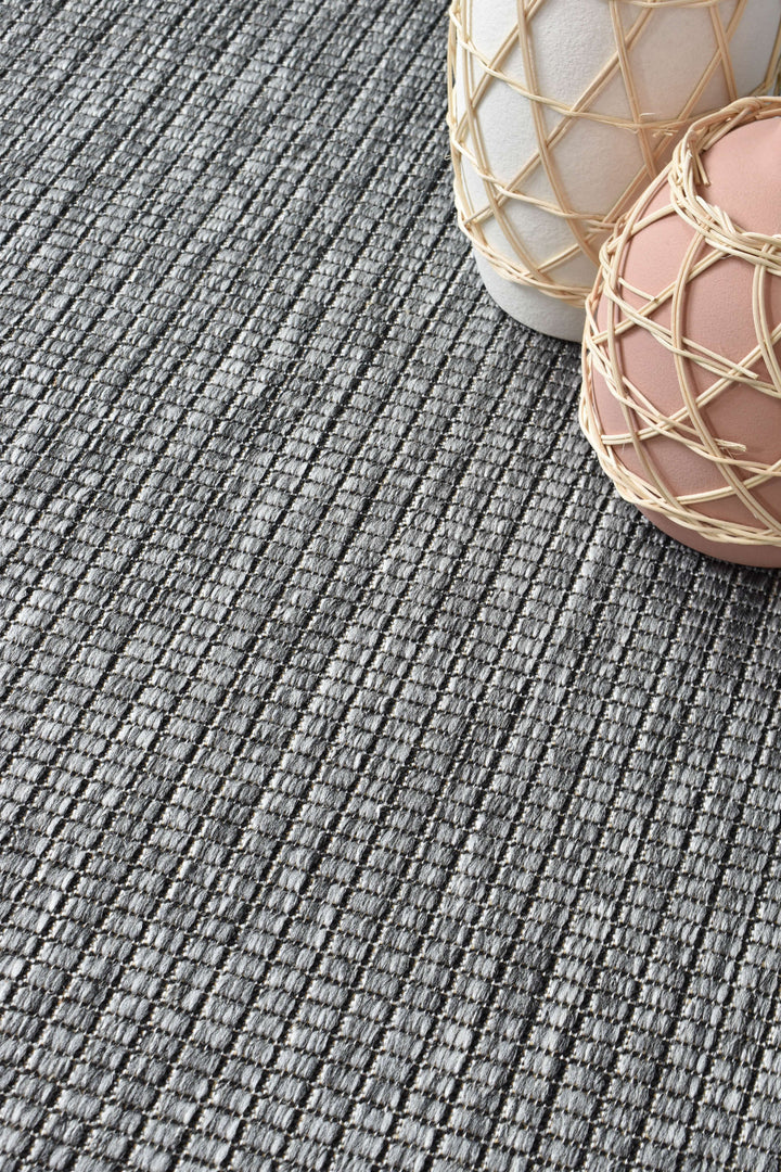 Alaska Runner Dark Grey - Turkish-inspired hallway runner rug from Treasures of Turkey