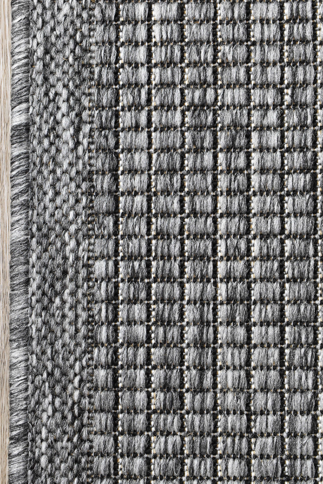Alaska Runner Dark Grey - Turkish-inspired hallway runner rug from Treasures of Turkey