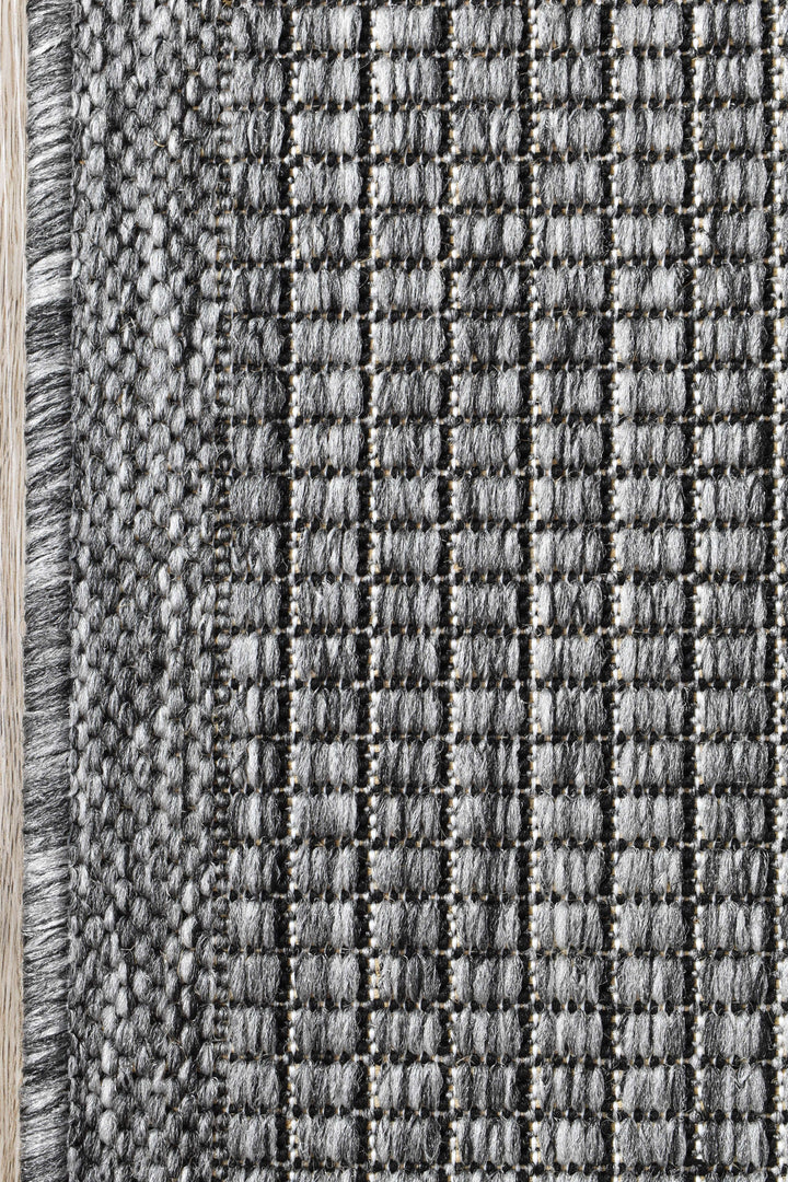 Alaska Dark Grey Rug | Treasures of Turkey