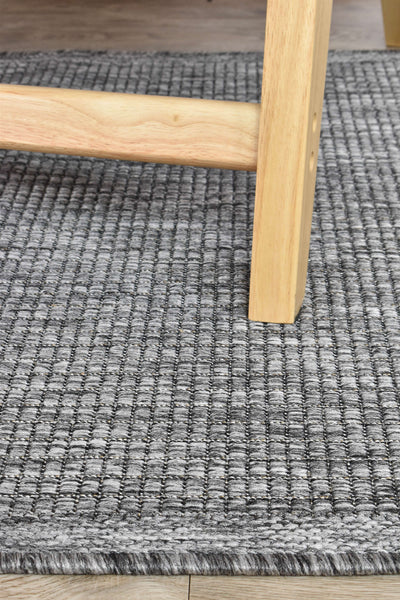 Alaska Dark Grey Rug | Treasures of Turkey