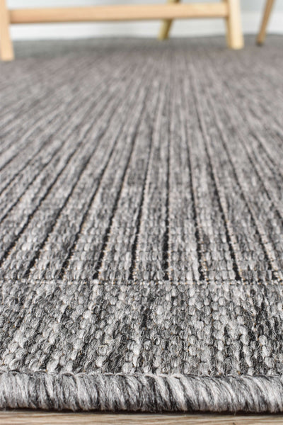 Alaska Dark Grey Rug | Treasures of Turkey