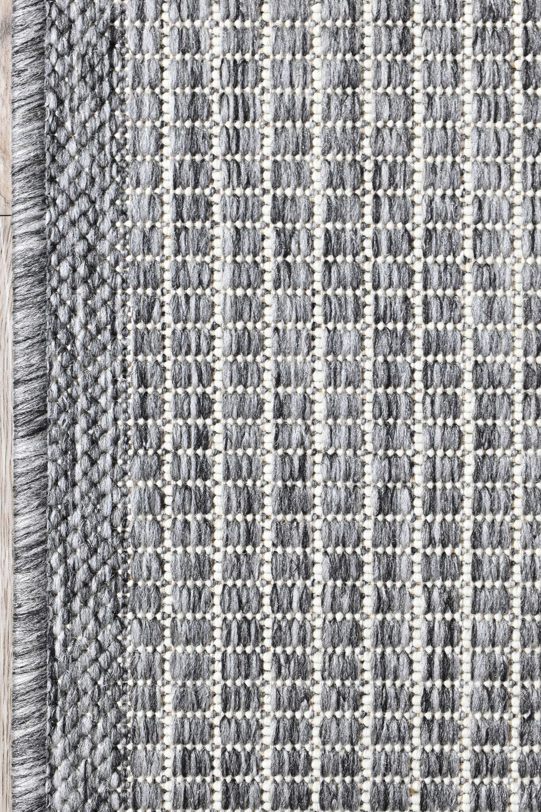 Alaska Runner Dark Grey - Turkish-inspired hallway runner rug from Treasures of Turkey