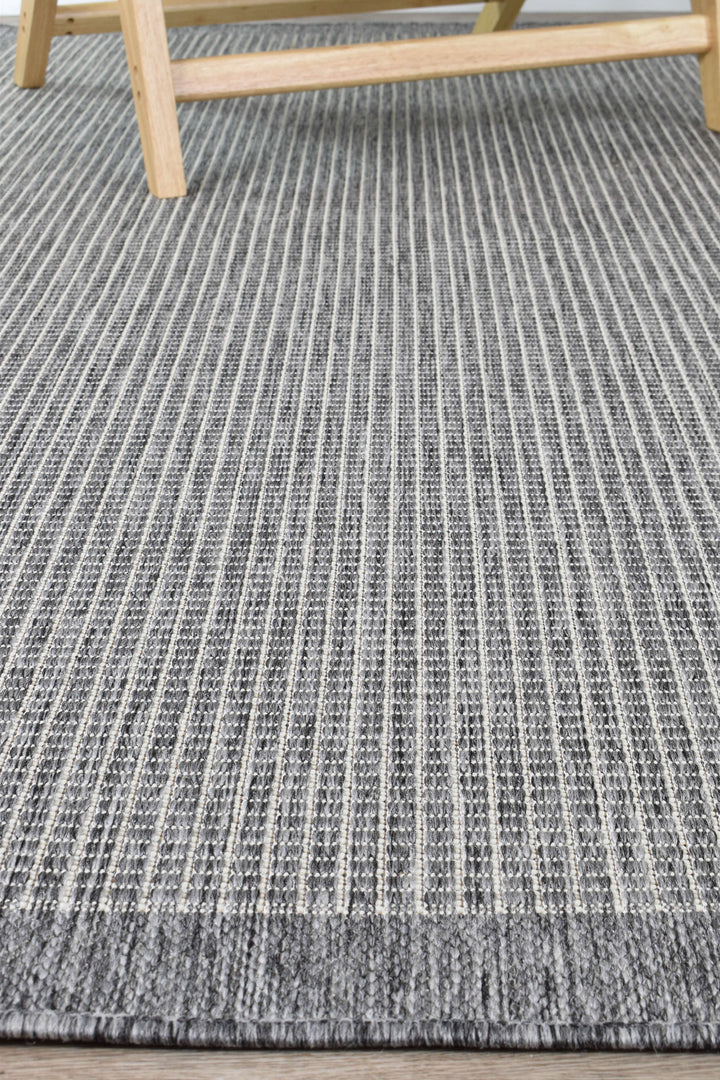 Alaska Light Grey Rug - Turkish-inspired indoor/outdoor rug from Treasures of Turkey