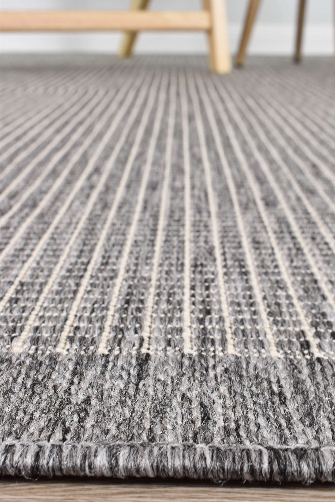Alaska Light Grey Rug - Turkish-inspired indoor/outdoor rug from Treasures of Turkey