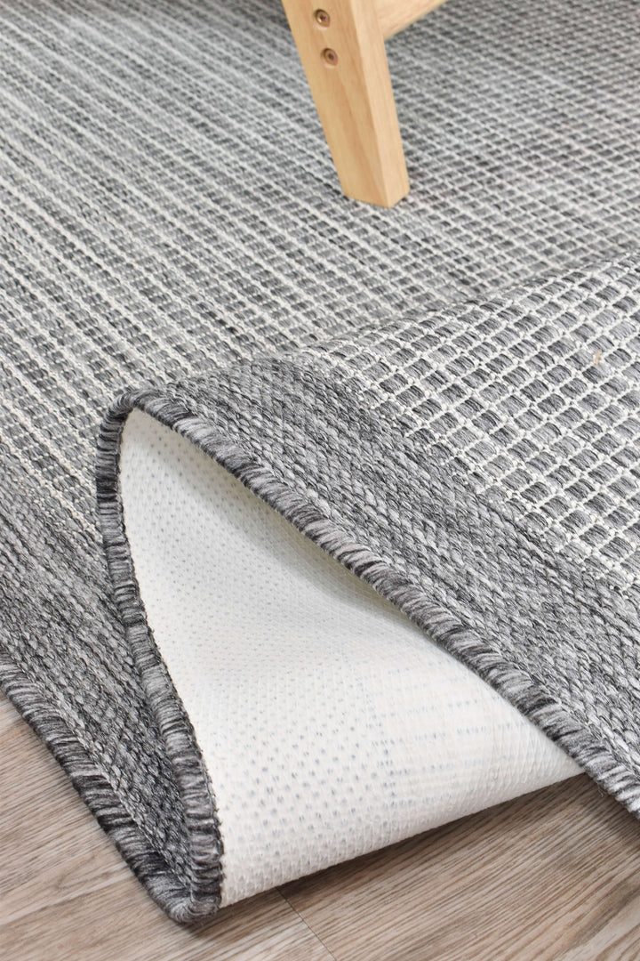 Alaska Light Grey Rug - Turkish-inspired indoor/outdoor rug from Treasures of Turkey