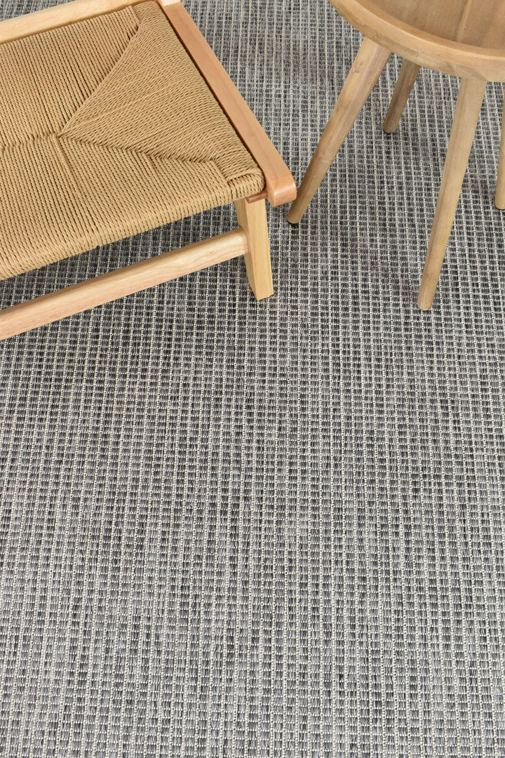 Alaska Light Grey Rug - Turkish-inspired indoor/outdoor rug from Treasures of Turkey