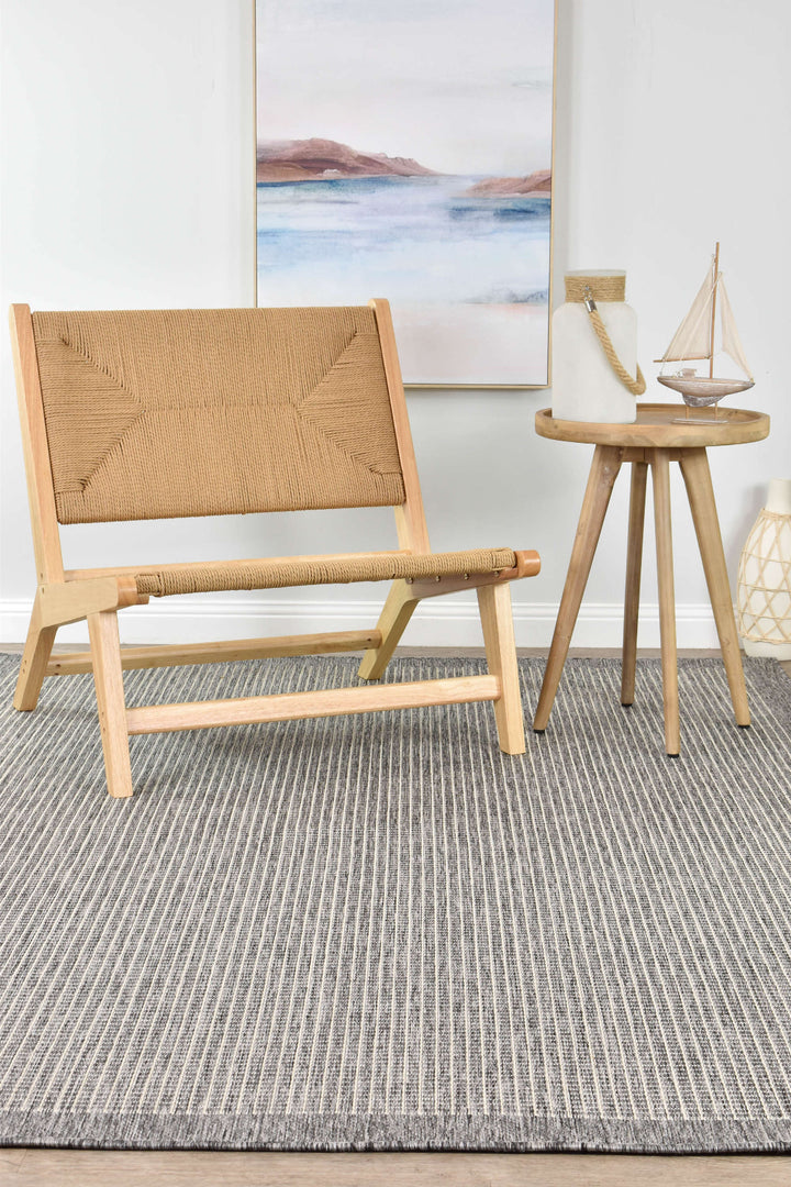 Alaska Light Grey Rug - Turkish-inspired indoor/outdoor rug from Treasures of Turkey