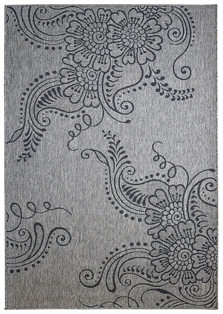 long-island Beige Grey Rug - Turkish-inspired indoor/outdoor rug from Treasures of Turkey