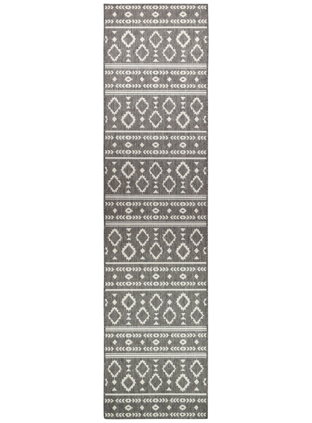 Alaska Runner Brown - Turkish-inspired hallway runner rug from Treasures of Turkey