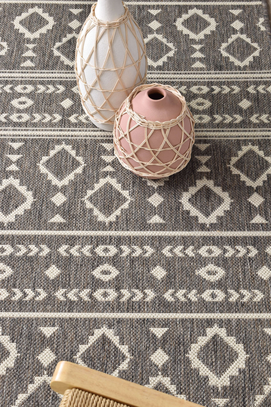 Alaska Runner Brown - Turkish-inspired hallway runner rug from Treasures of Turkey