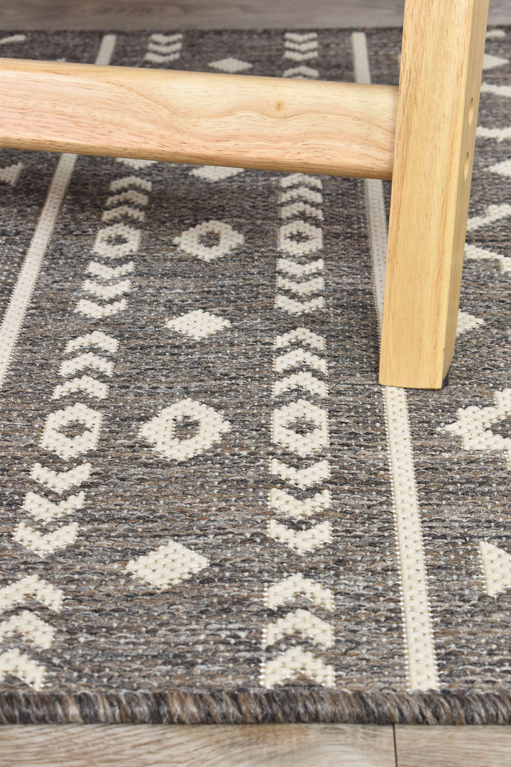 Alaska Runner Brown - Turkish-inspired hallway runner rug from Treasures of Turkey