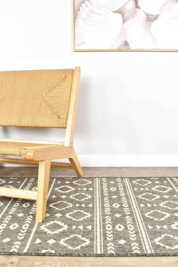 Alaska Runner Brown - Turkish-inspired hallway runner rug from Treasures of Turkey