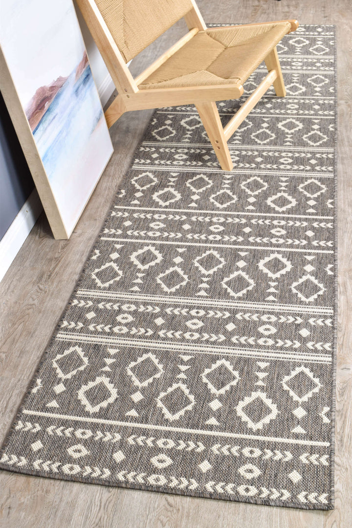 Alaska Runner Brown - Turkish-inspired hallway runner rug from Treasures of Turkey