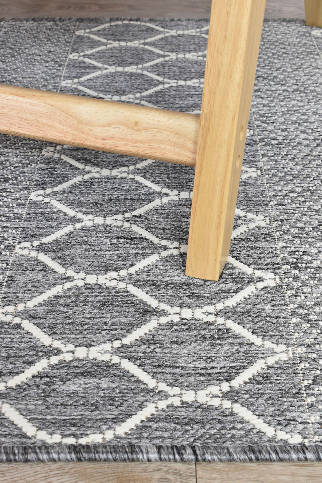Alaska Grey Rug - Turkish-inspired indoor/outdoor rug from Treasures of Turkey