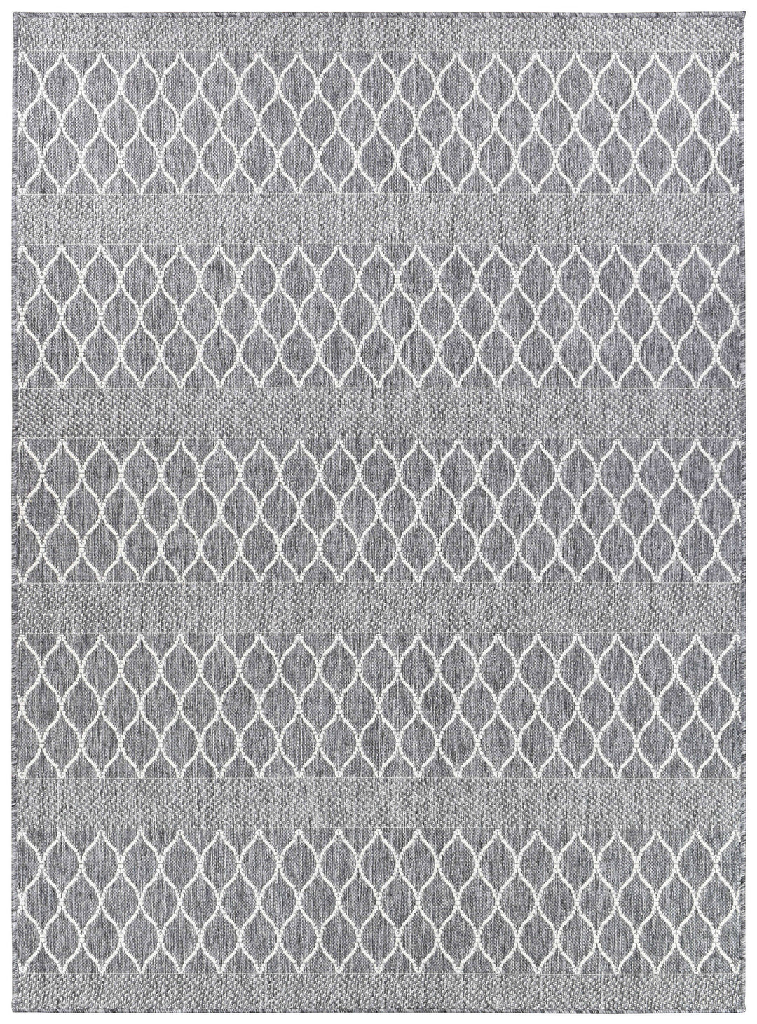 Alaska Grey Rug - Turkish-inspired indoor/outdoor rug from Treasures of Turkey