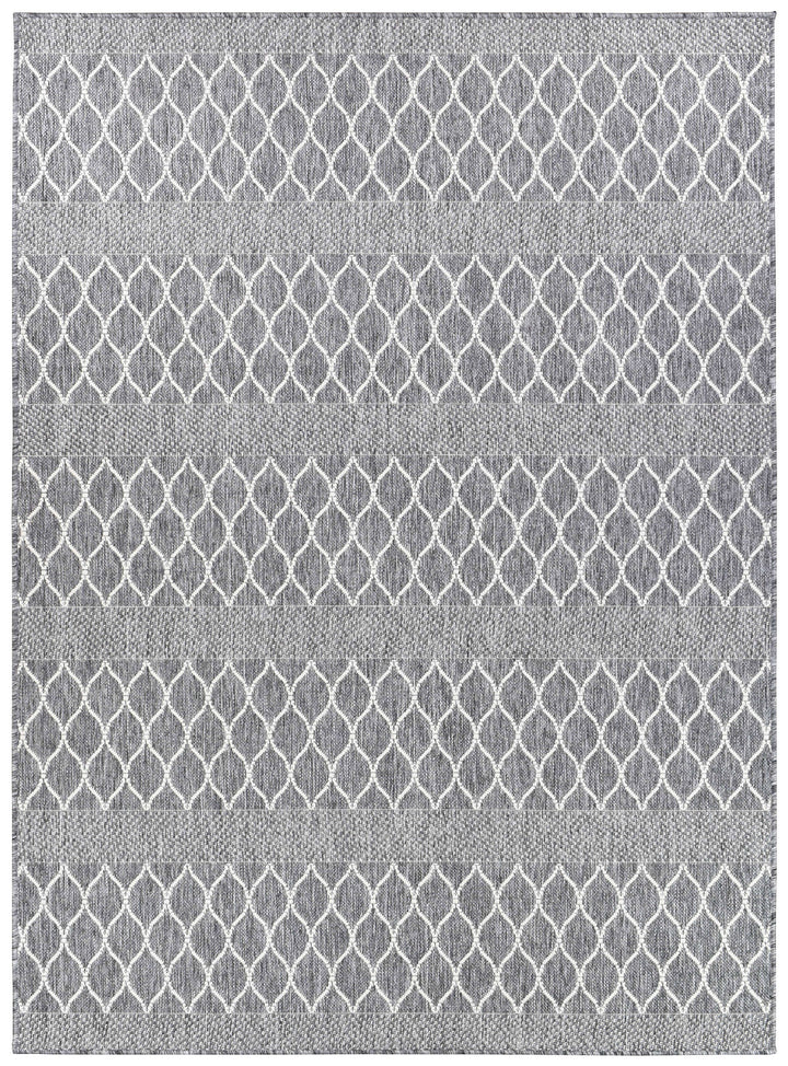 Alaska Grey Rug - Turkish-inspired indoor/outdoor rug from Treasures of Turkey