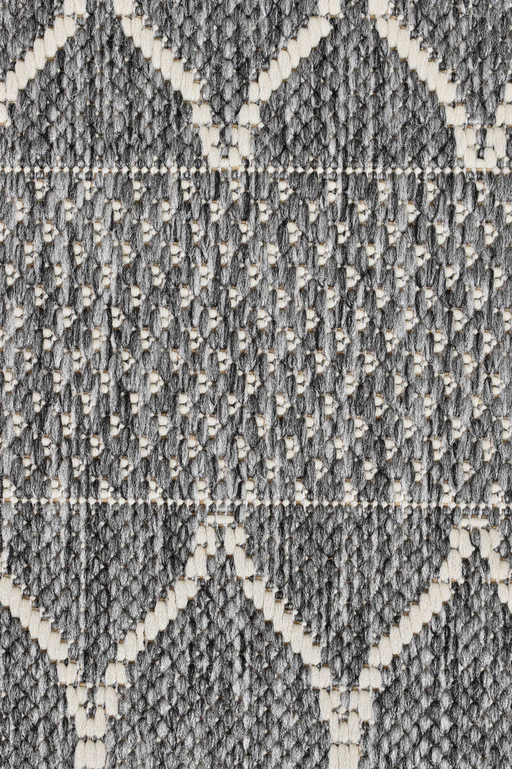 Alaska Grey Rug - Turkish-inspired indoor/outdoor rug from Treasures of Turkey