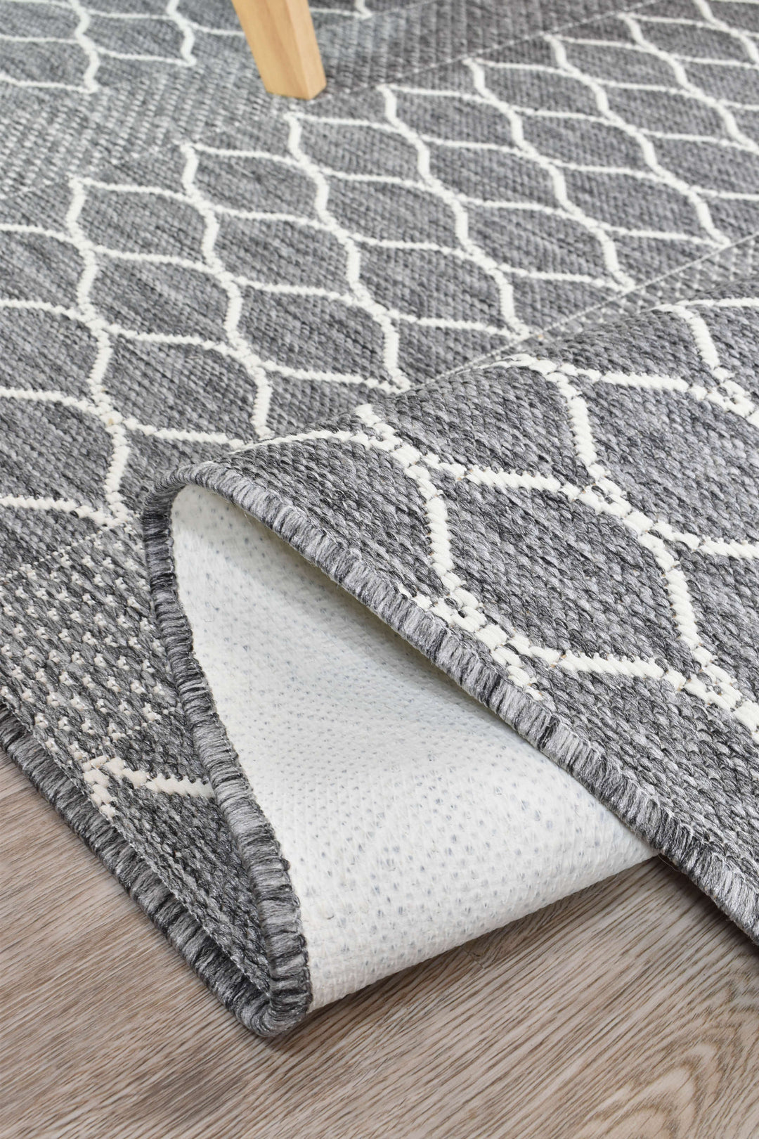 Alaska Grey Rug - Turkish-inspired indoor/outdoor rug from Treasures of Turkey