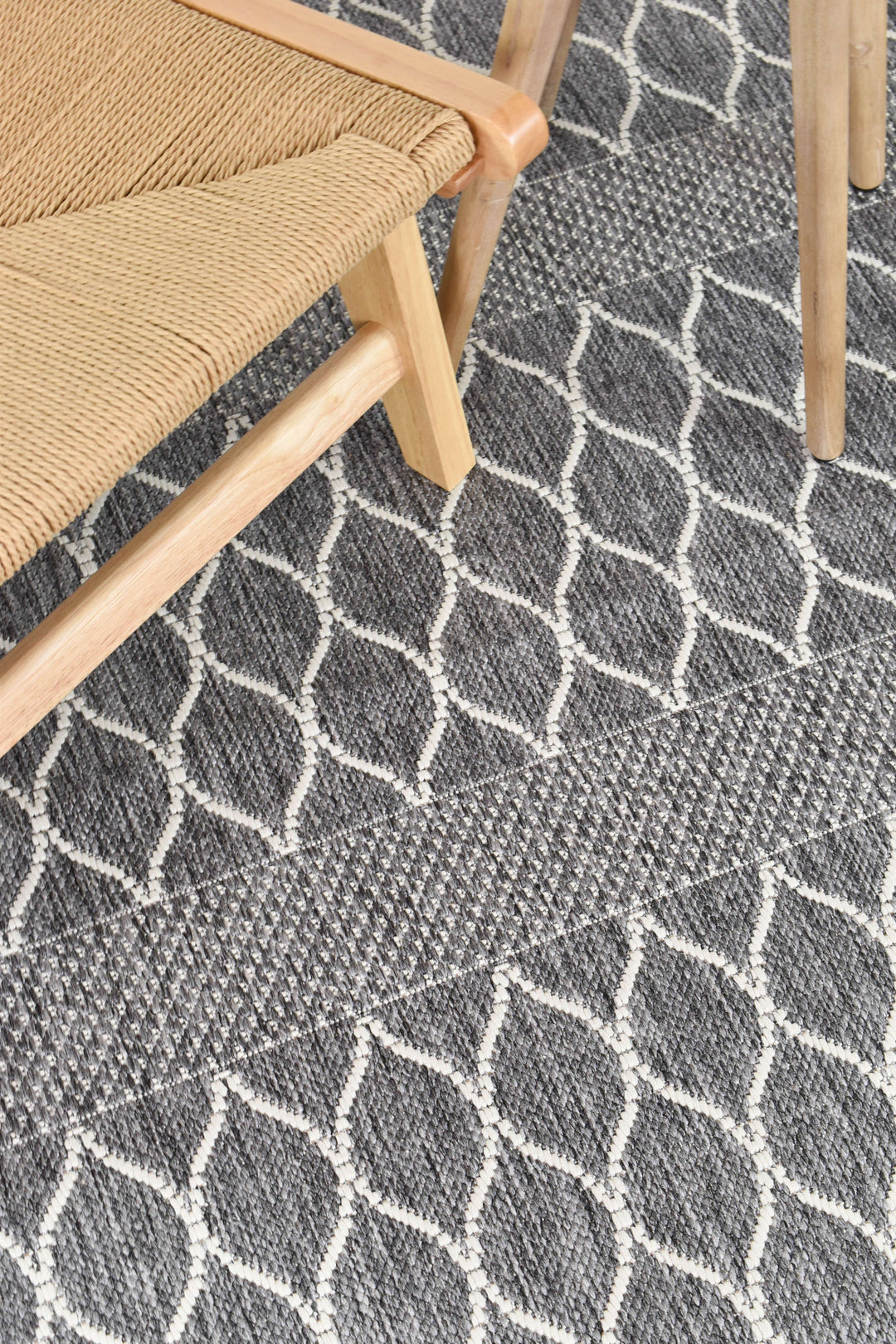 Alaska Grey Rug - Turkish-inspired indoor/outdoor rug from Treasures of Turkey