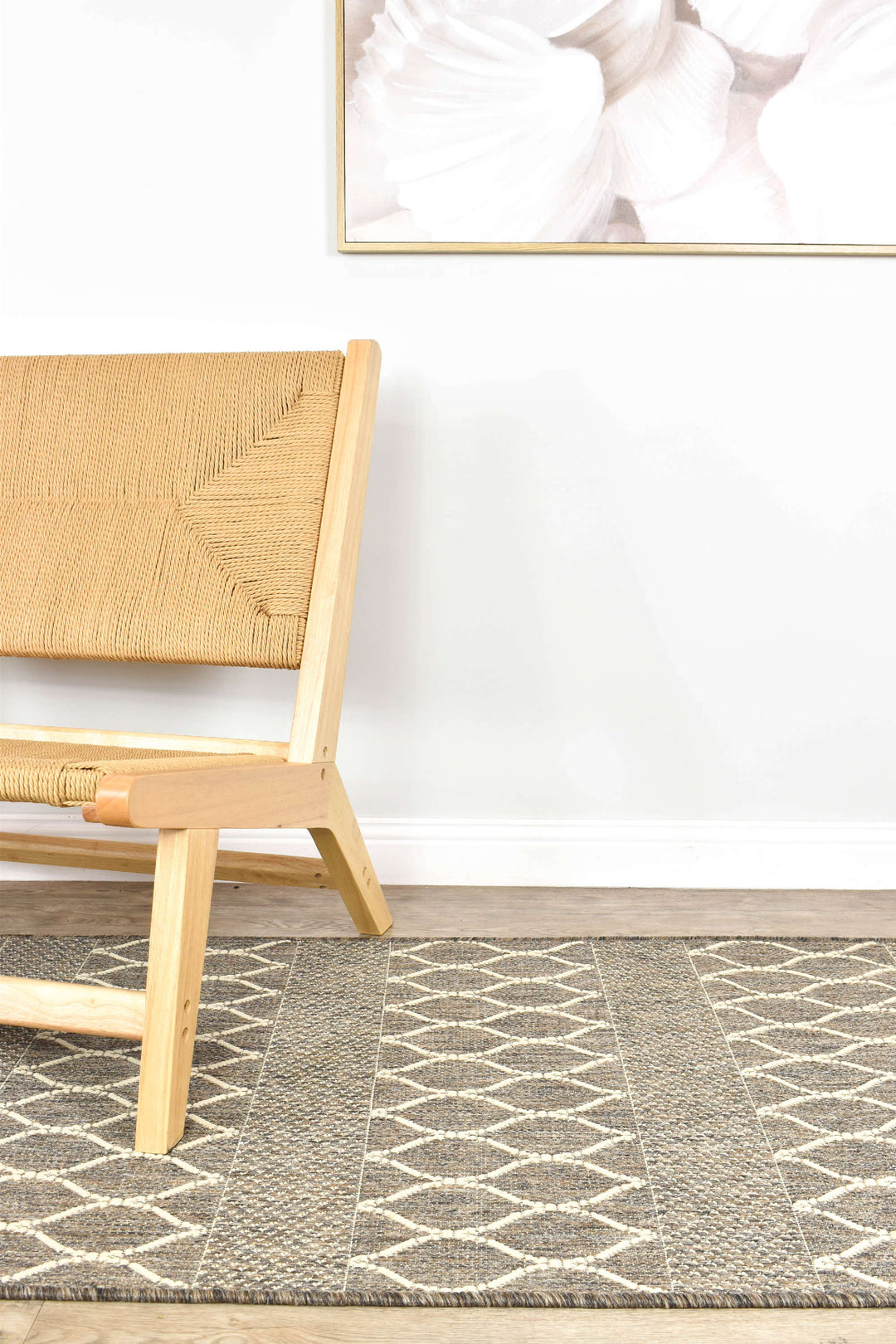 Alaska Runner Brown - Turkish-inspired hallway runner rug from Treasures of Turkey