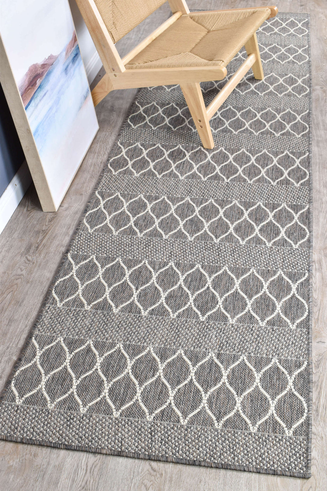 Alaska Runner Brown - Turkish-inspired hallway runner rug from Treasures of Turkey
