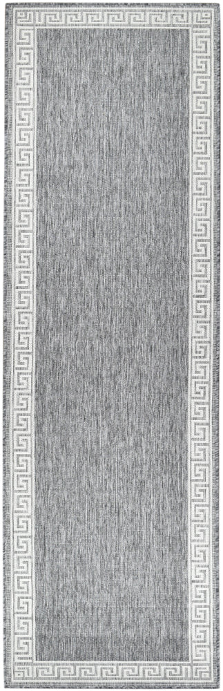 Alaska Runner Light Grey - Turkish-inspired hallway runner rug from Treasures of Turkey