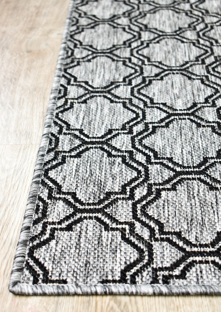 Alaska Grey Rug - Turkish-inspired indoor/outdoor rug from Treasures of Turkey