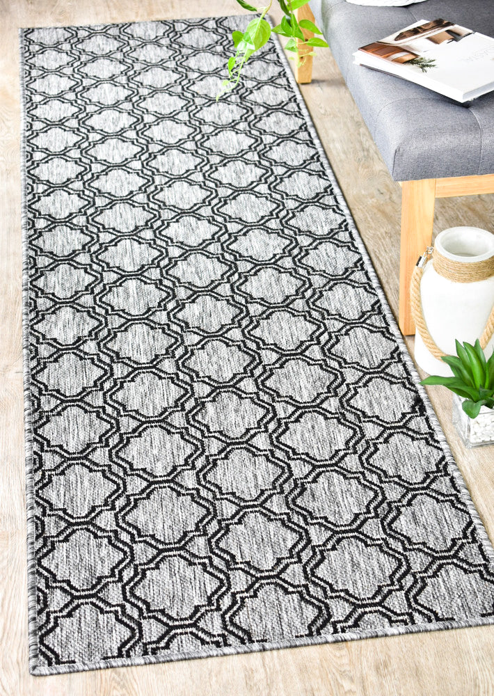 Alaska Grey Rug - Turkish-inspired indoor/outdoor rug from Treasures of Turkey