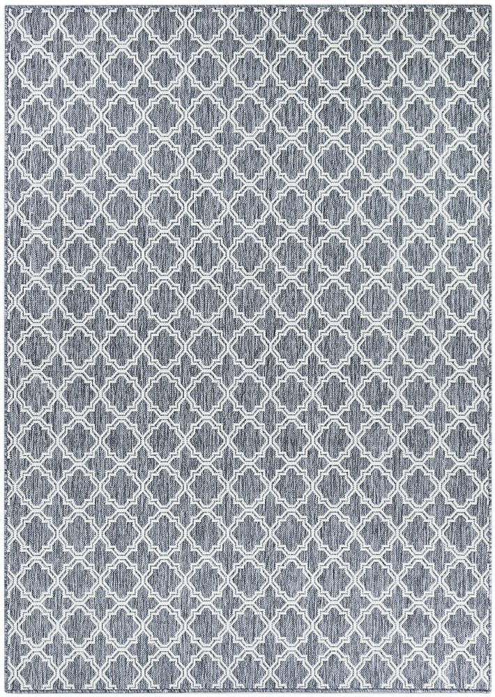 Alaska Light Grey Rug - Turkish-inspired indoor/outdoor rug from Treasures of Turkey