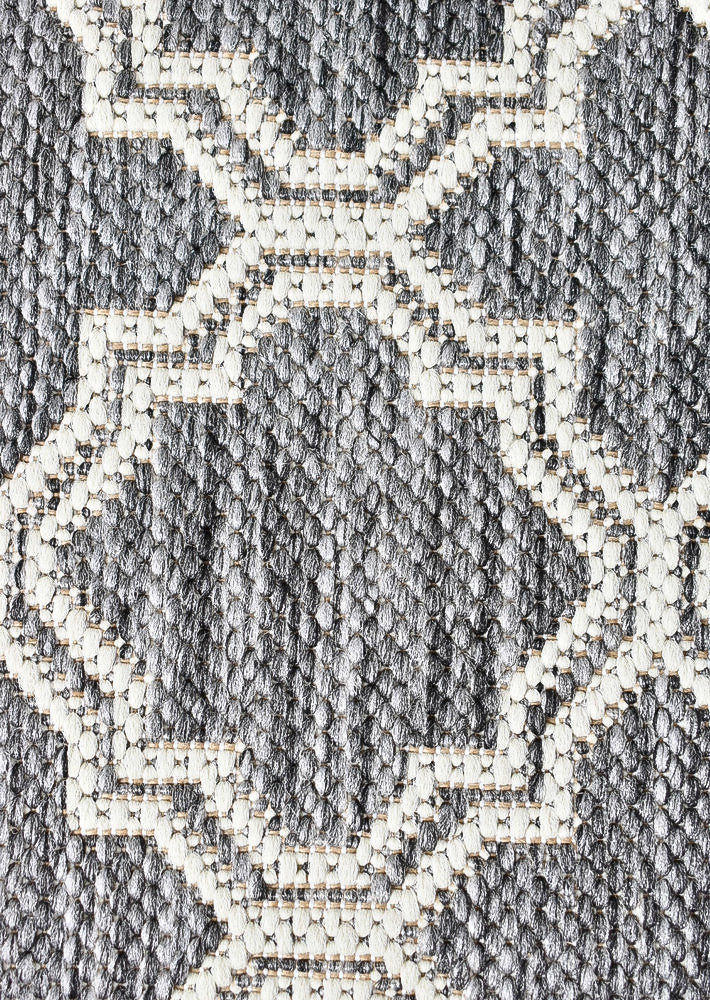 Alaska Light Grey Rug - Turkish-inspired indoor/outdoor rug from Treasures of Turkey