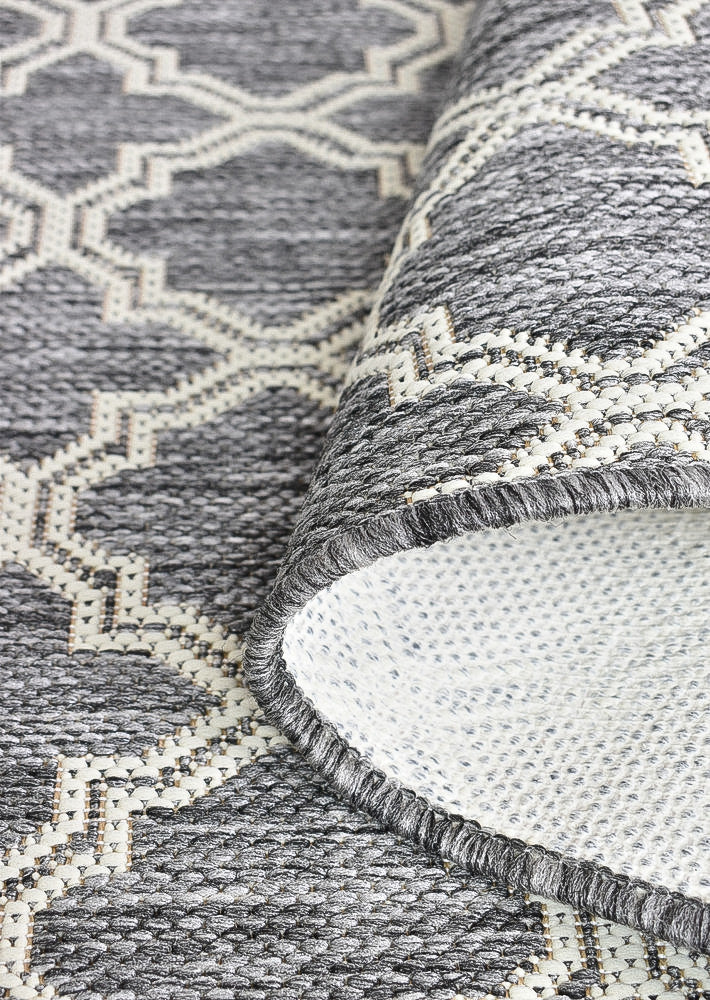 Alaska Light Grey Rug - Turkish-inspired indoor/outdoor rug from Treasures of Turkey