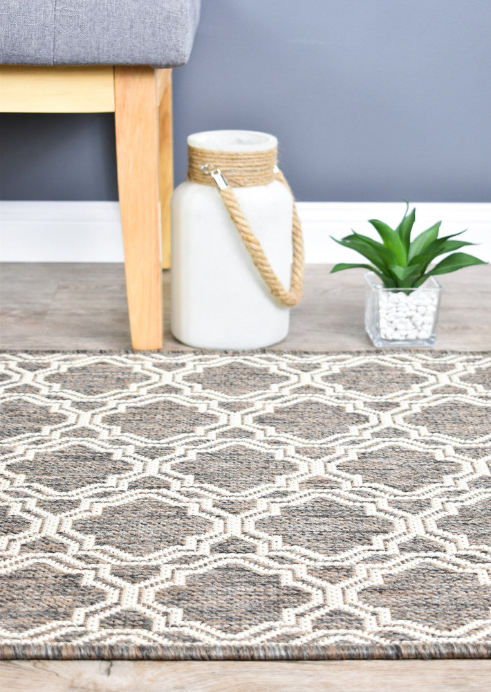 Alaska Runner Beige - Turkish-inspired hallway runner rug from Treasures of Turkey