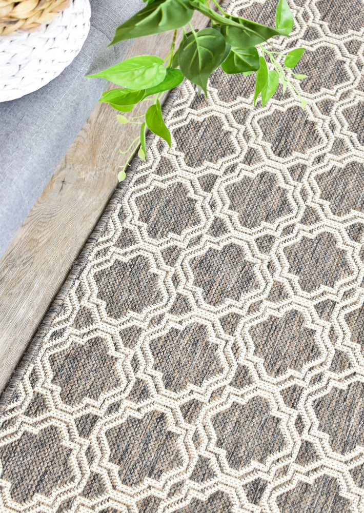 Alaska Runner Beige - Turkish-inspired hallway runner rug from Treasures of Turkey