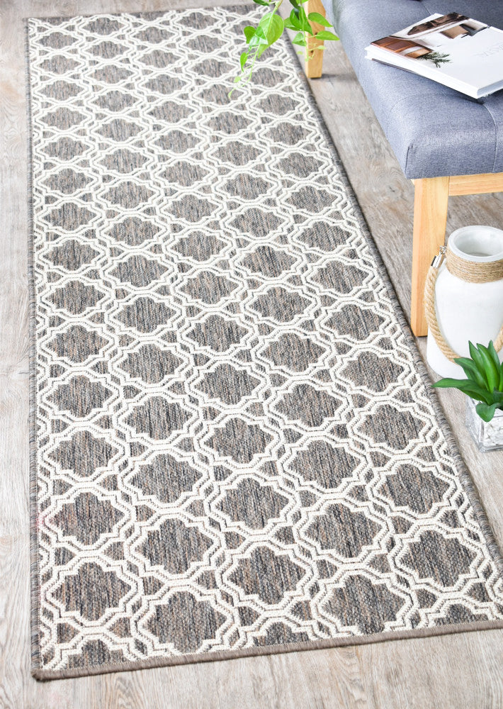 Alaska Runner Beige - Turkish-inspired hallway runner rug from Treasures of Turkey