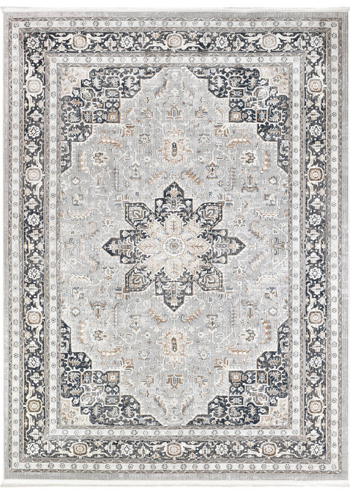 Eternal Coastal Navy Cream Modern Rug – Treasures of Turkey