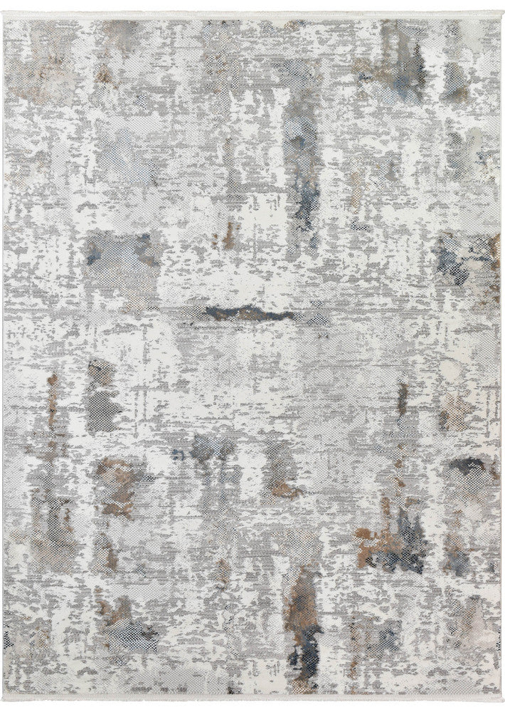 Eternal Tassel Blue Cream Modern Rug – Treasures of Turkey