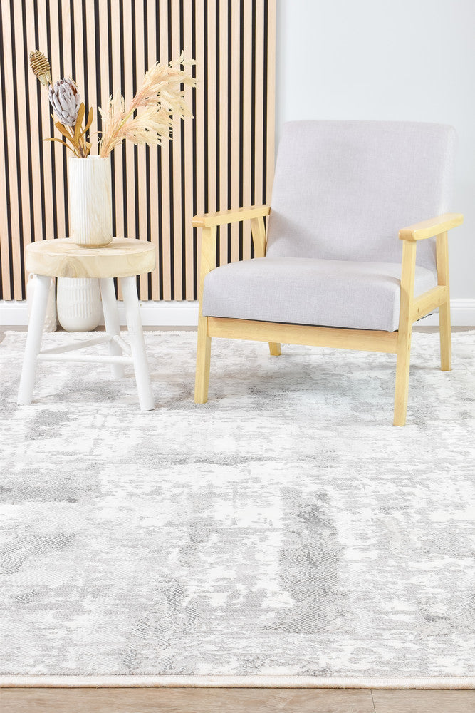 Eternal Tassel Charcoal Cream Modern Rug - Turkish-inspired modern rug from Treasures of Turkey