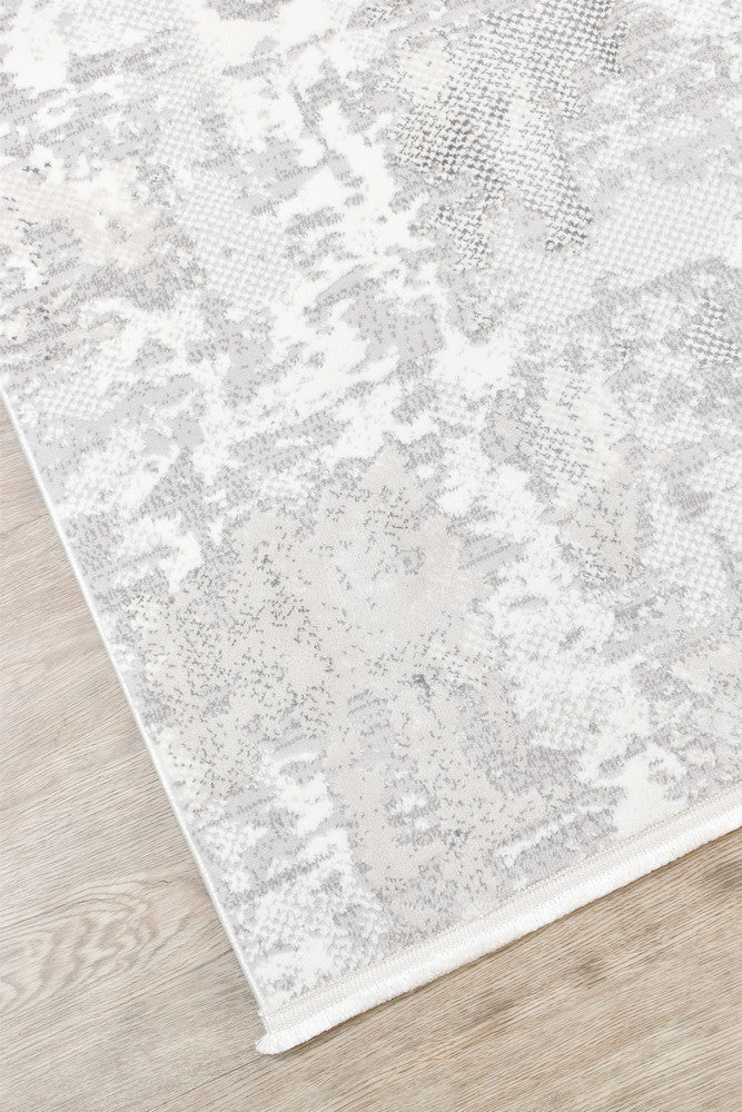 Eternal Tassel Charcoal Cream Modern Rug - Turkish-inspired modern rug from Treasures of Turkey