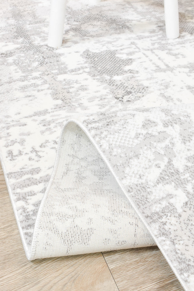 Eternal Tassel Charcoal Cream Modern Rug - Turkish-inspired modern rug from Treasures of Turkey