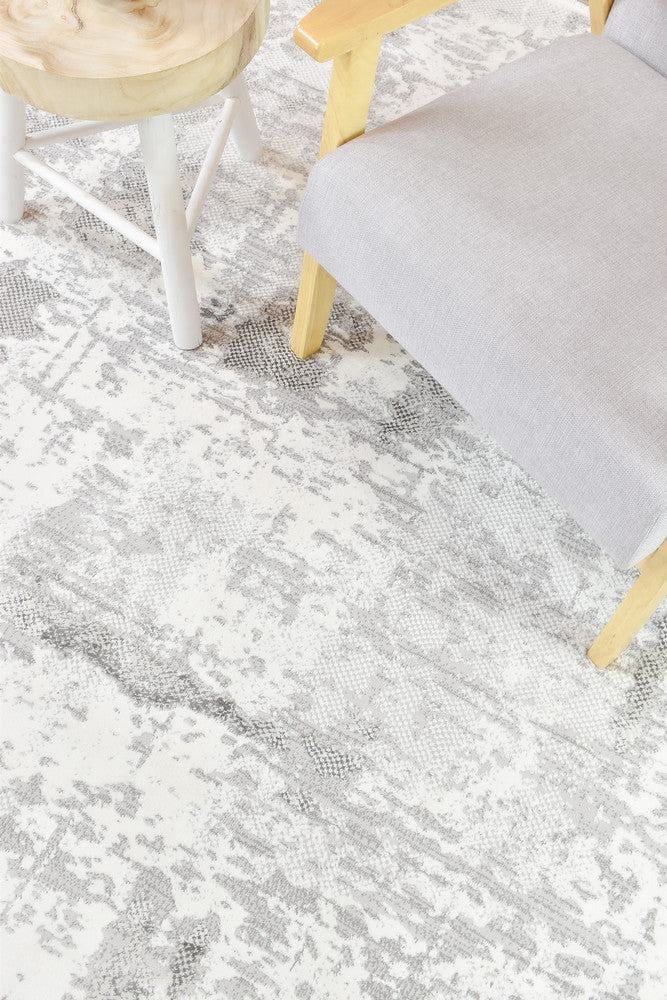 Eternal Tassel Charcoal Cream Modern Rug - Turkish-inspired modern rug from Treasures of Turkey