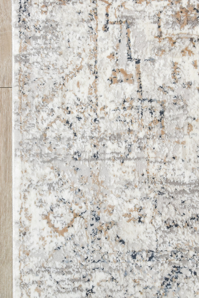 Eternal Tassel Blue Grey Hallway Runner - Turkish-inspired hallway runner rug from Treasures of Turkey