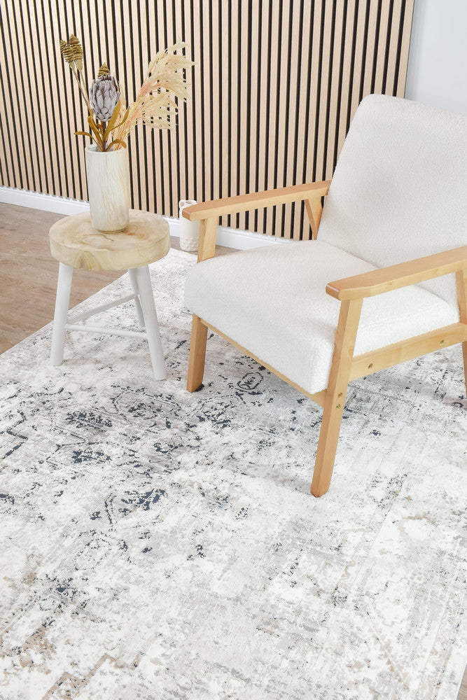 Eternal Tassel Blue Grey Modern Rug - Turkish-inspired modern rug from Treasures of Turkey