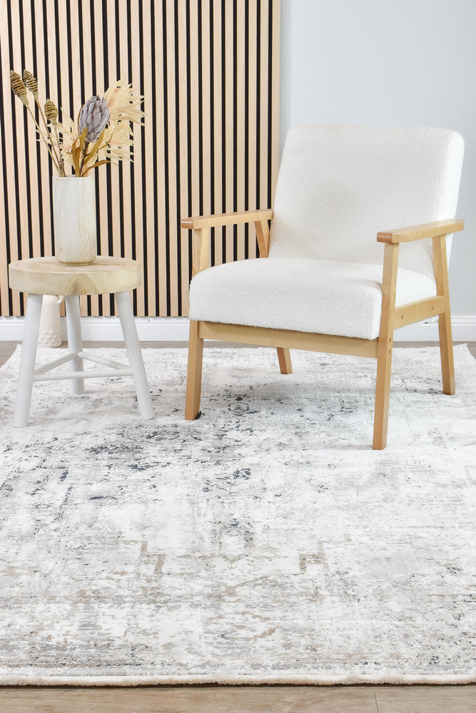 Eternal Tassel Blue Grey Modern Rug - Turkish-inspired modern rug from Treasures of Turkey