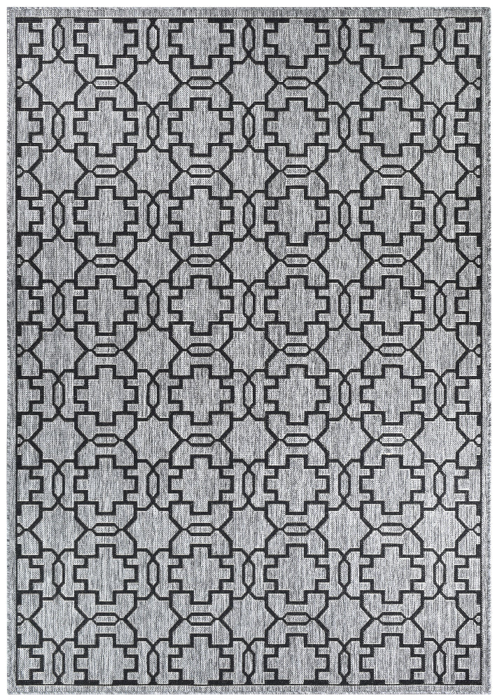 Alaska Grey Black Rug 208-DM9E