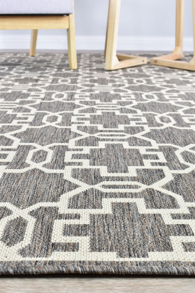 Alaska Brown Cream Rug | Treasures of Turkey