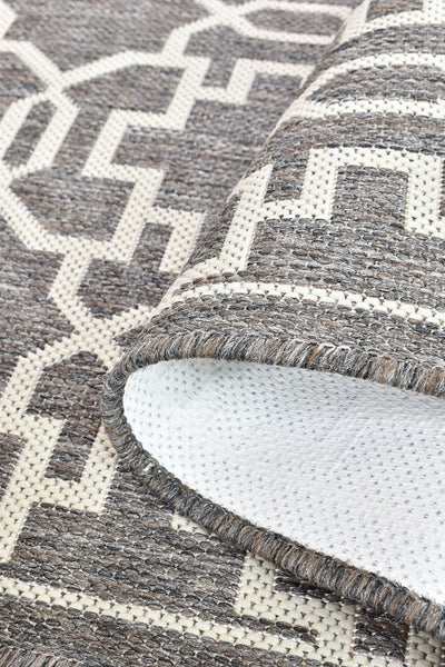 Alaska Brown Cream Rug | Treasures of Turkey