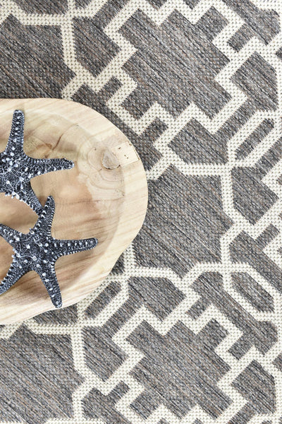 Alaska Brown Cream Rug | Treasures of Turkey