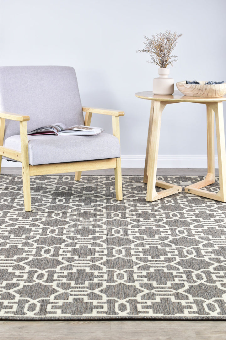 Alaska Brown Cream Rug | Treasures of Turkey