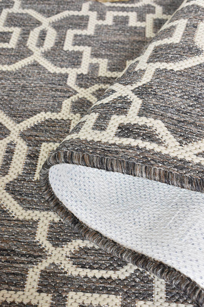 Alaska Brown Cream Rug | Treasures of Turkey